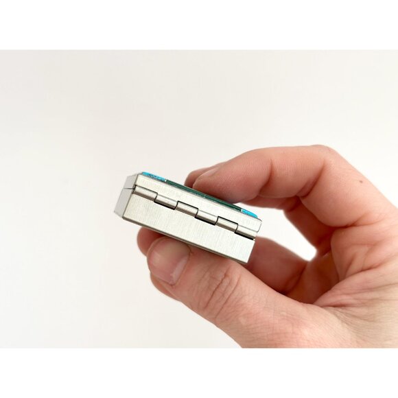 80's Style Multicolor Vintage Retro Silver T Trinket | Jewelry | Ring | Pill box - Picture 6 of 12